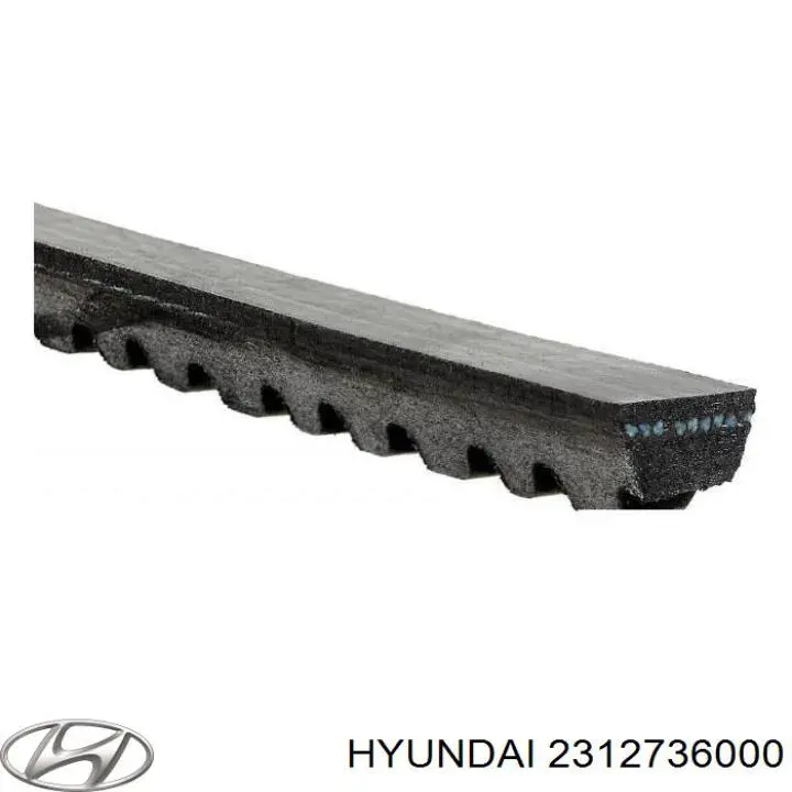 2312736000 Hyundai/Kia ремень генератора