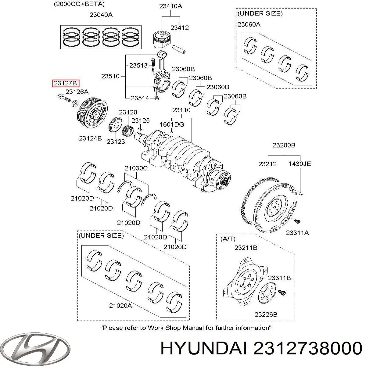 2312738000 Hyundai/Kia 