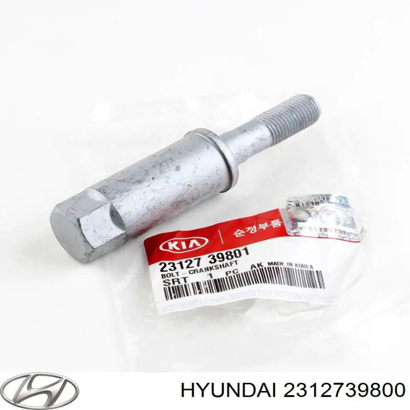 2312739801 Hyundai/Kia parafuso da polia de cambota