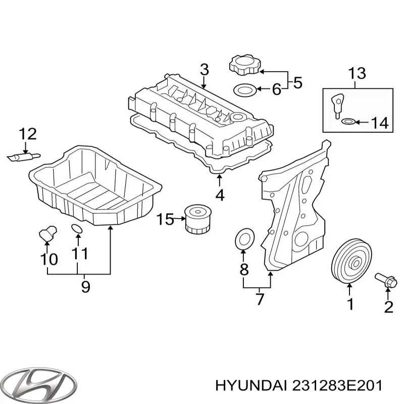 231283E201 Hyundai/Kia 