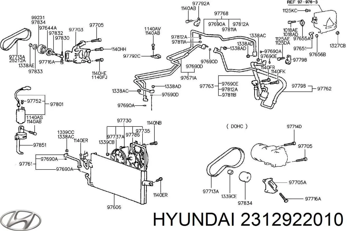 2312922010 Hyundai/Kia натяжной ролик