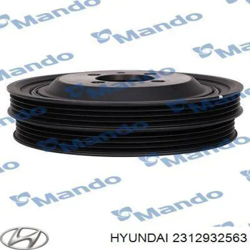 Шкив коленвала (демпфер) Hyundai/Kia 2312932563 цена, от 22.90 USD