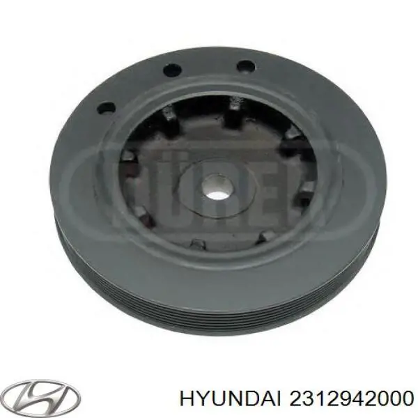 Купить 2312942000 Hyundai/Kia Шкив-демпфер коленвала