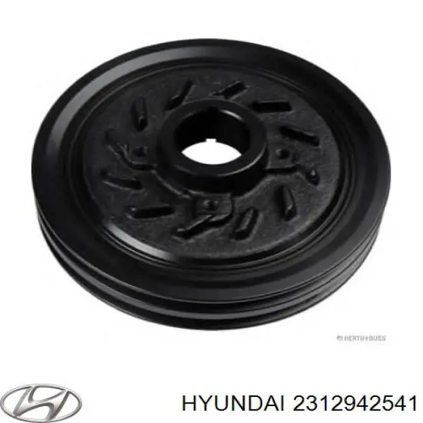 Шкив коленвала 2312942541 Hyundai/Kia