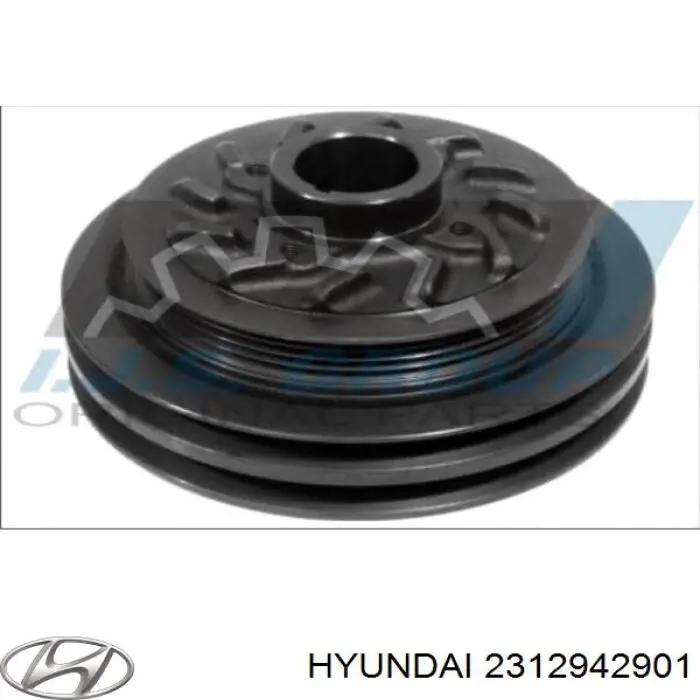 Шкив коленвала (демпфер) Hyundai/Kia 2312942901 цена, от 60.53 USD