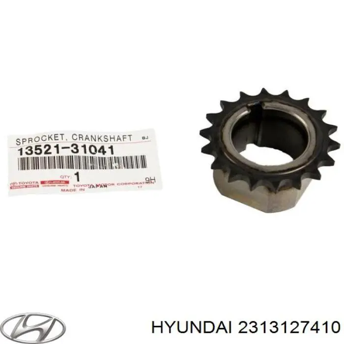 Звезда коленвала вала Hyundai/Kia 2313127410 цена, от 132.77 USD