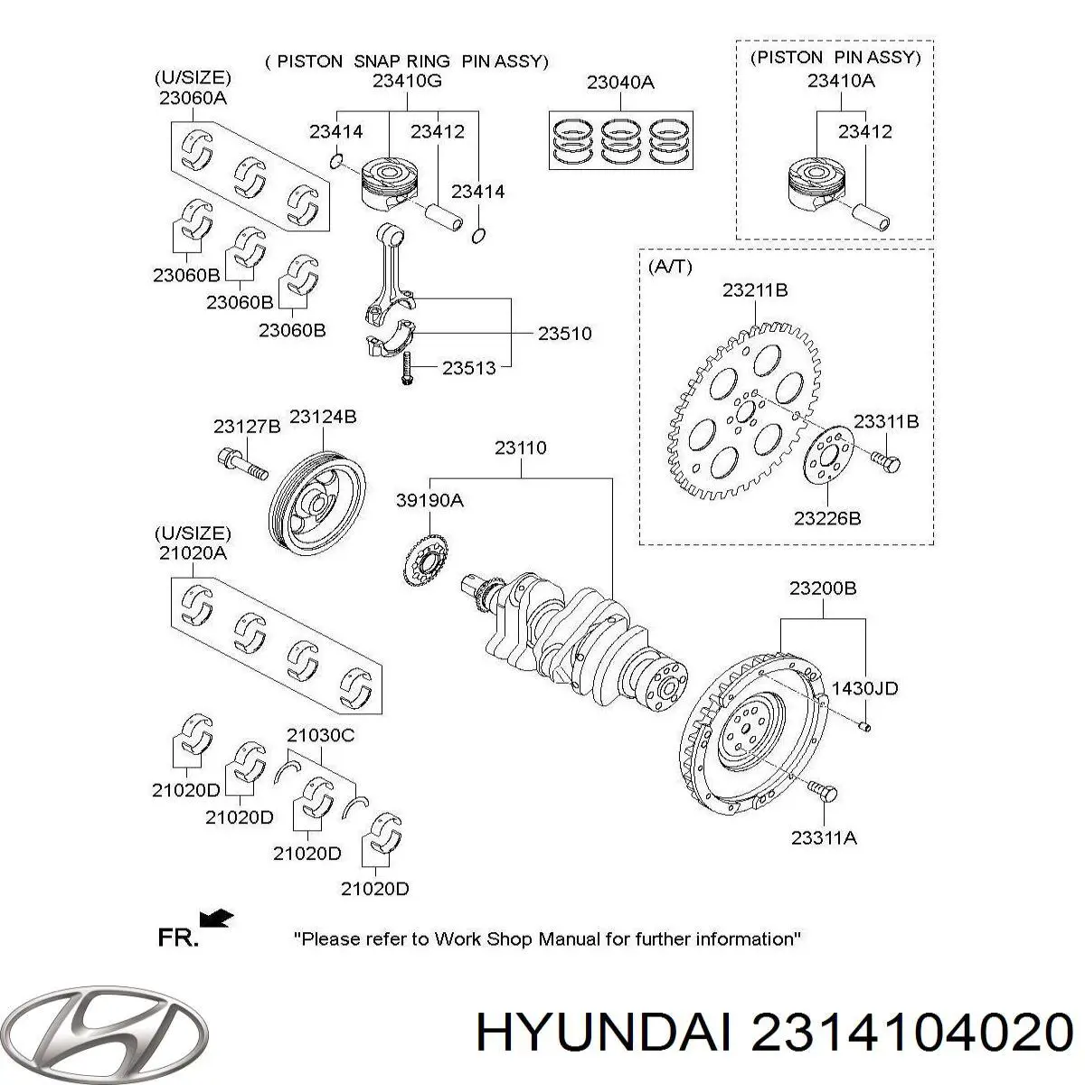 2314104020 Hyundai/Kia 