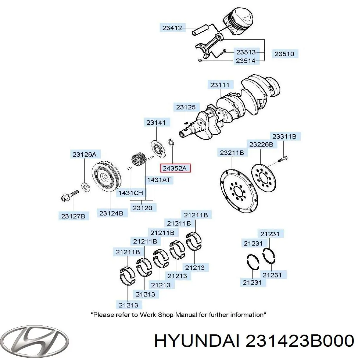 231423B000 Hyundai/Kia 