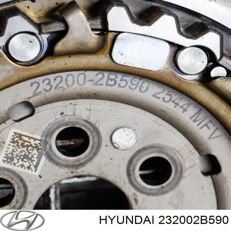 Купить 232002B590 Hyundai/Kia Маховик с зубчатым ободом