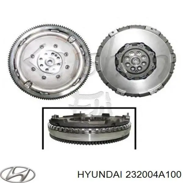 Маховик двигателя Hyundai/Kia 232004A100 цена, от 272.92 USD