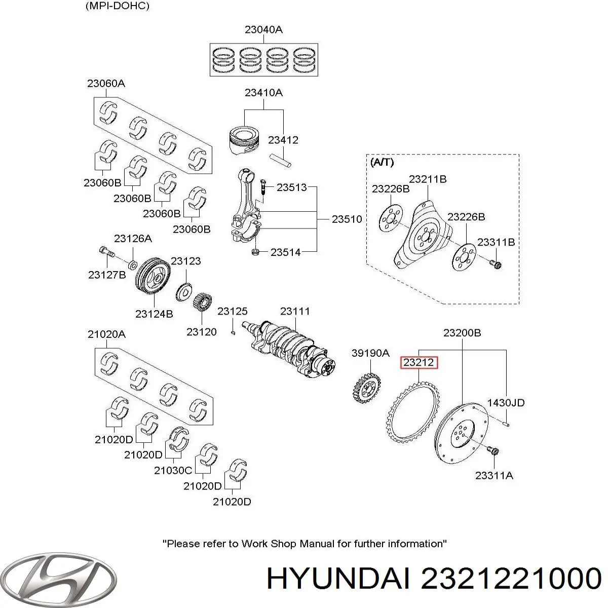 2321221000 Hyundai/Kia