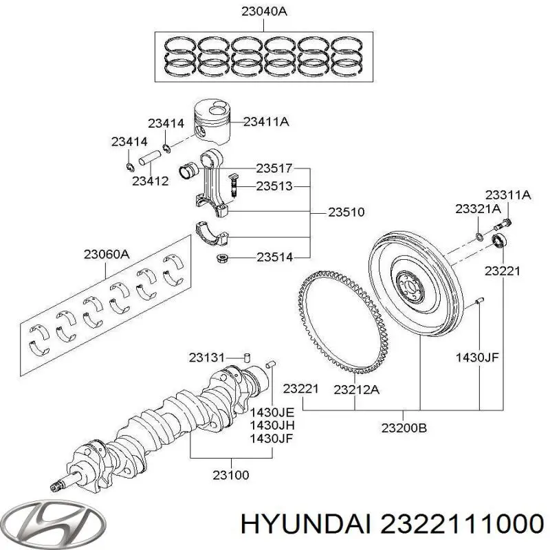 2322111000 Hyundai/Kia 