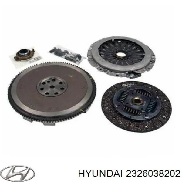 Купить 2326038202 Hyundai/Kia Маховик с зубчатым ободом