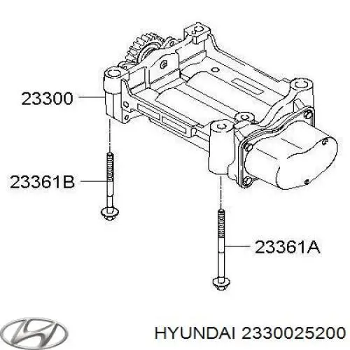 2330025200 Hyundai/Kia балансировочный вал