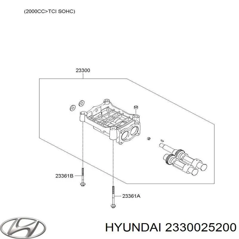 Купить 2330025200 Hyundai/Kia Балансировочный вал