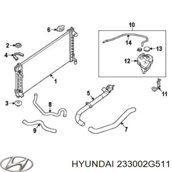  Hyundai/Kia 233002G511 цена, от 355.53 USD