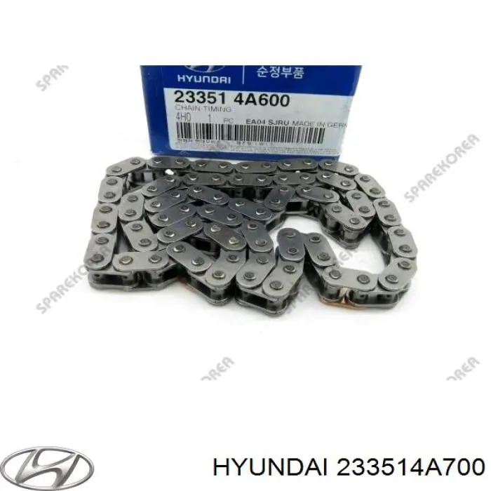 Цепь ГРМ нижняя Hyundai/Kia 233514A700 цена, от 27.93 USD