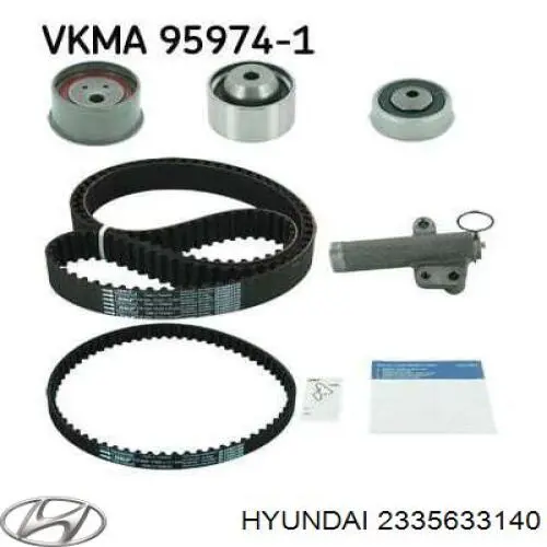 2335633140 Hyundai/Kia ремень балансировочного вала