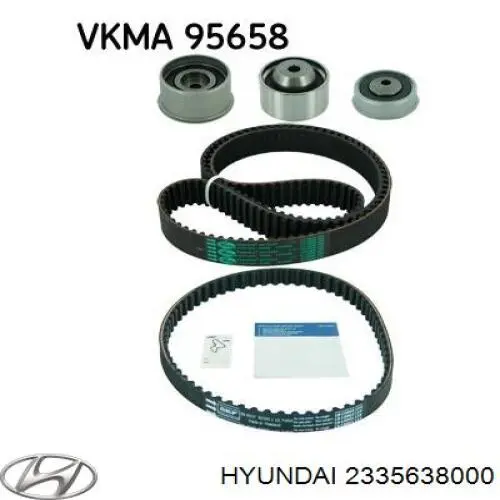 Ремень балансировочного вала Hyundai/Kia 2335638000