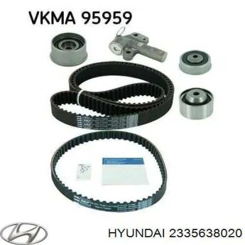 Ремень балансировочного вала Hyundai/Kia 2335638020