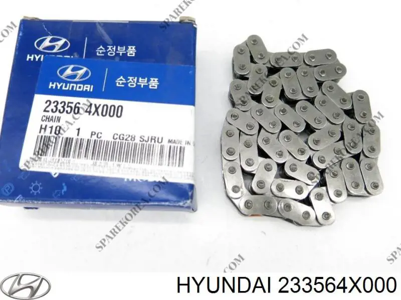 Цепь масляного насоса Hyundai/Kia 233564X000