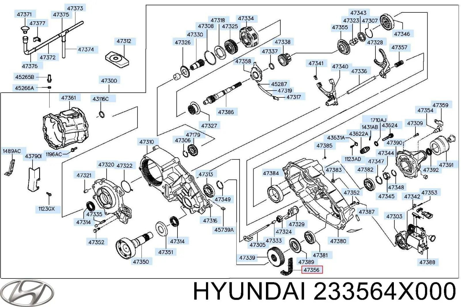 Цепь масло насоса Hyundai/Kia 233564X000 цена, от 14.12 USD