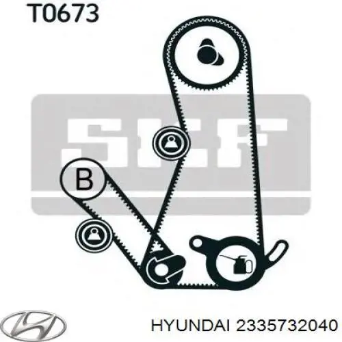 2335732040 Hyundai/Kia натяжитель ремня балансировочного вала