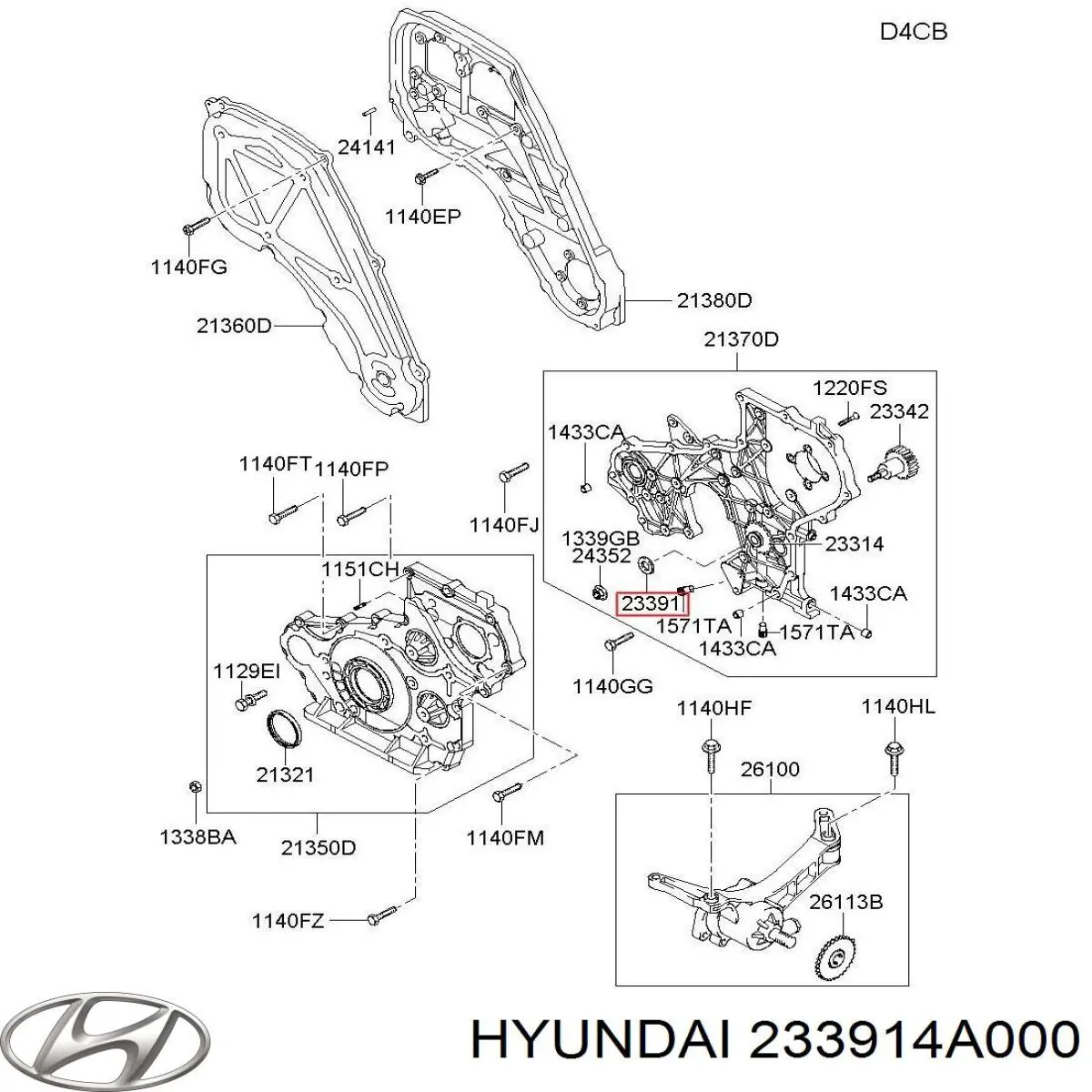  233914A000 Hyundai/Kia