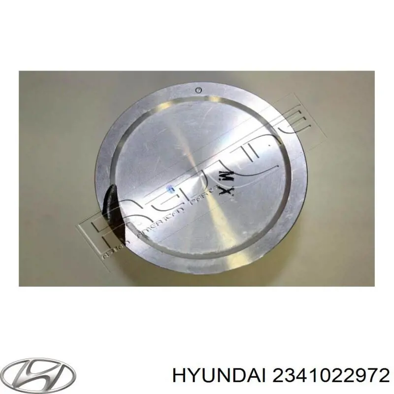 Pistão com passador sem anéis, 2ª reparação ( + 0,50) para Hyundai Getz 
