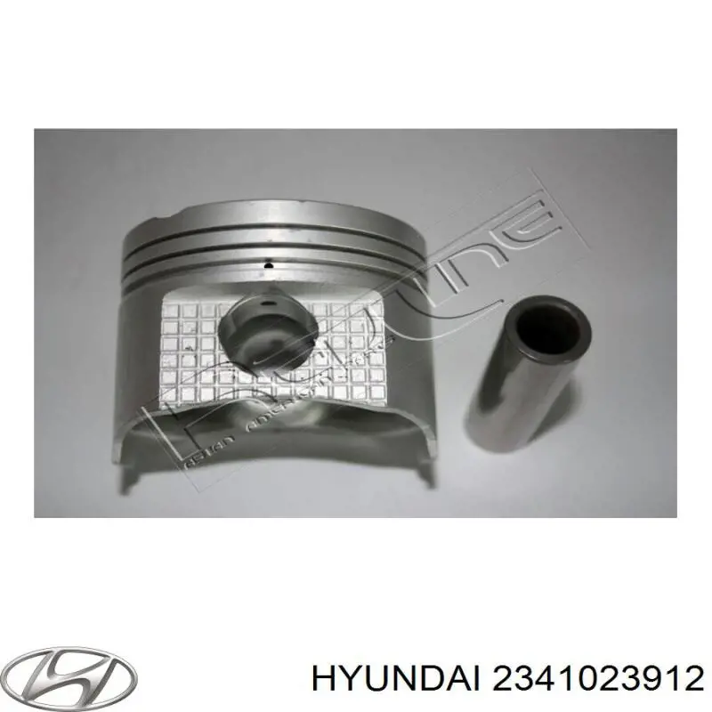 Поршни стандартные (комплект) 2341023120 Hyundai/Kia