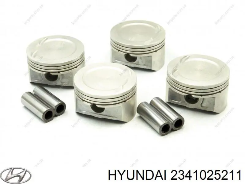 Купить 2341025211 Hyundai/Kia Поршень с пальцем без колец, стандарт