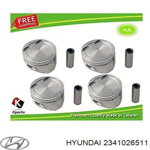 Поршень с пальцем без колец, STD Hyundai/Kia 2341026511 цена, от 43.74 USD