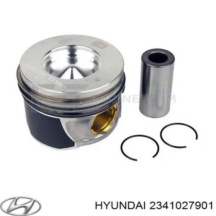2341027901 Hyundai/Kia поршень в комплекте на 1 цилиндр, std