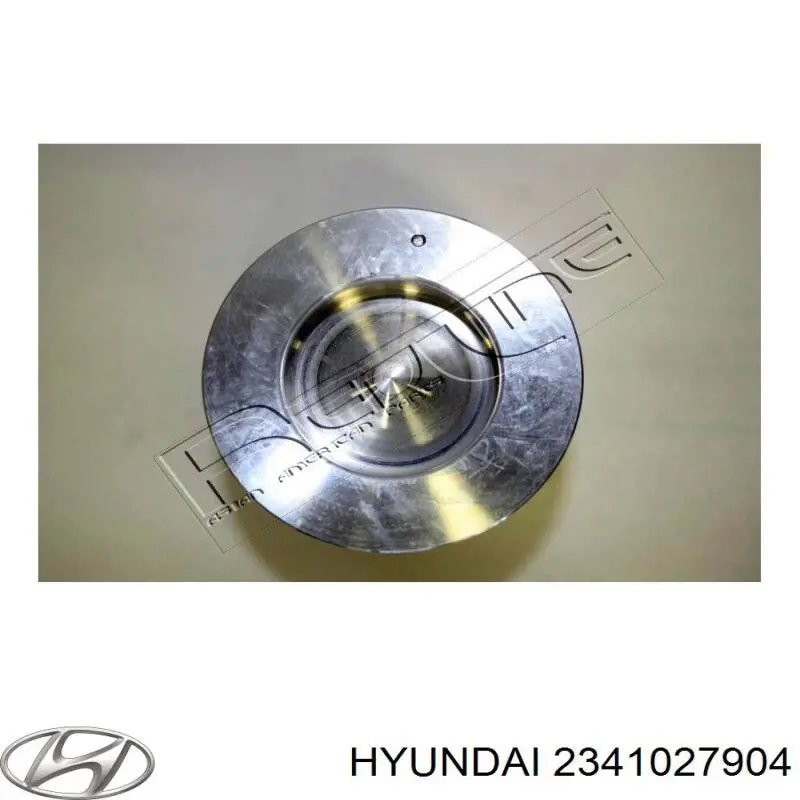 Купить 2341027904 Hyundai/Kia Поршень с пальцем без колец, 2-й ремонт (+0,50)