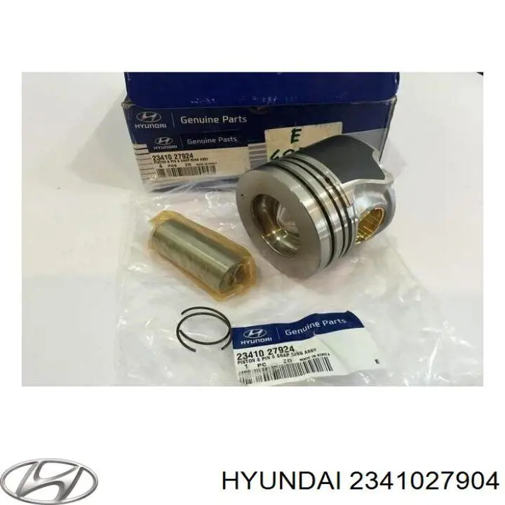 Поршень с пальцем без колец, 2-й ремонт (+0,50) Hyundai/Kia 2341027904 цена, от 3325.0 UAH