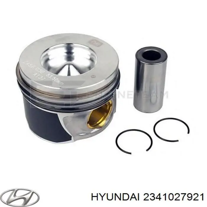 2341027921 Hyundai/Kia поршень в комплекте на 1 цилиндр, std