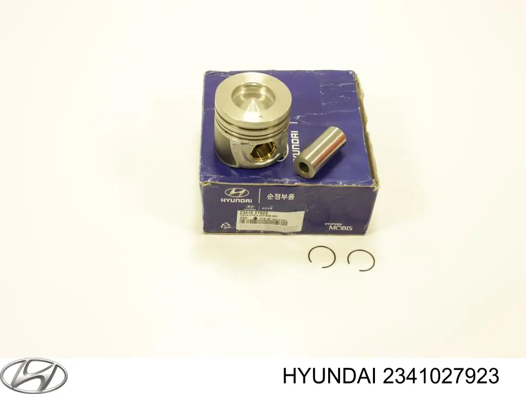 Поршень в комплекте на 1 цилиндр, 1-й ремонт (+0,25) на Hyundai Elantra XD