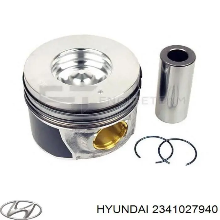 Поршень с пальцем без колец, STD Hyundai/Kia 2341027940