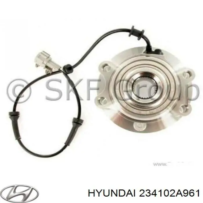 234102A963 Hyundai/Kia поршень с пальцем без колец, std