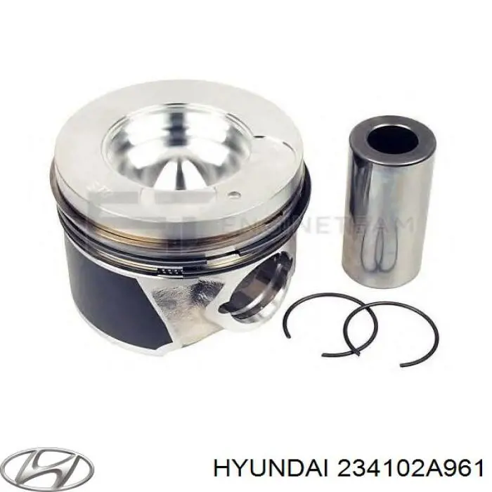 Купить 234102A961 Hyundai/Kia Поршень с пальцем без колец, стандарт