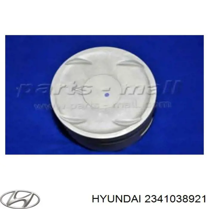 Поршень с пальцем без колец, 2-й ремонт (+0,50) на Hyundai Santa Fe I 