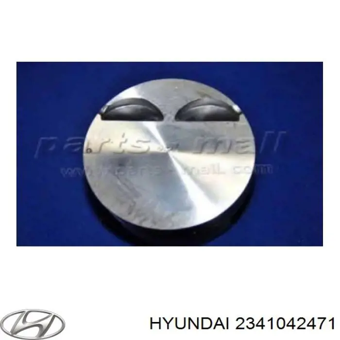 Pistão com passador sem anéis, 1ª reparação ( + 0,25) para Hyundai H100 (P)