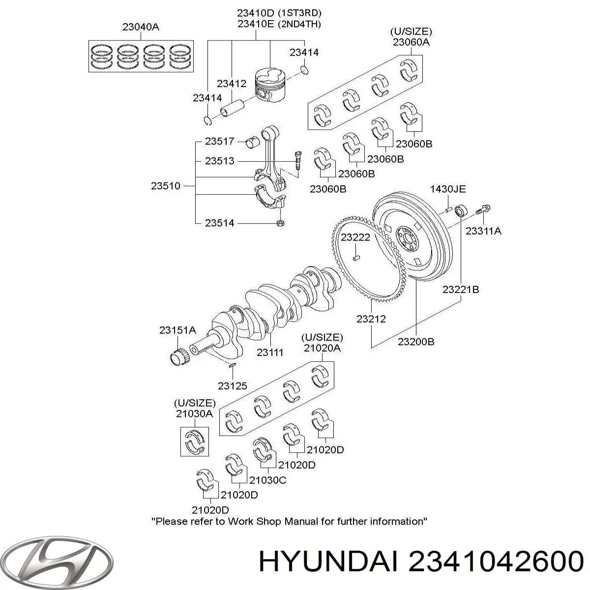  2341042600 Hyundai/Kia