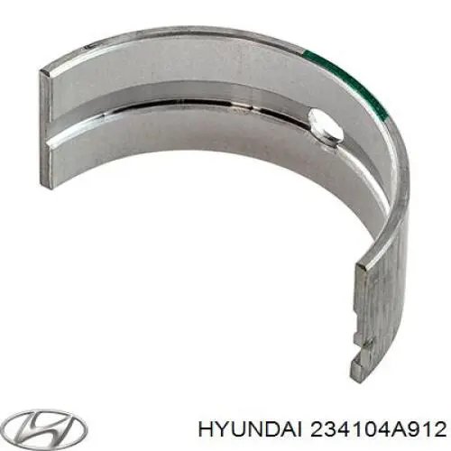234104A912 Hyundai/Kia поршень с пальцем без колец, std