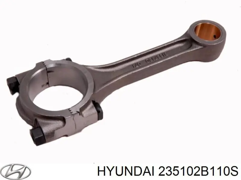 Biela de pistão de motor para Hyundai Accent (RB)