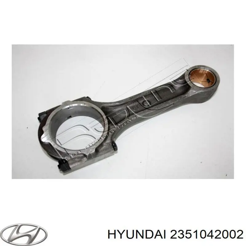 Шатун поршня двигателя на Hyundai Galloper JK