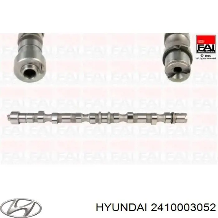 Распредвал двигателя впускной Hyundai/Kia 2410003052 цена, от 78.86 USD