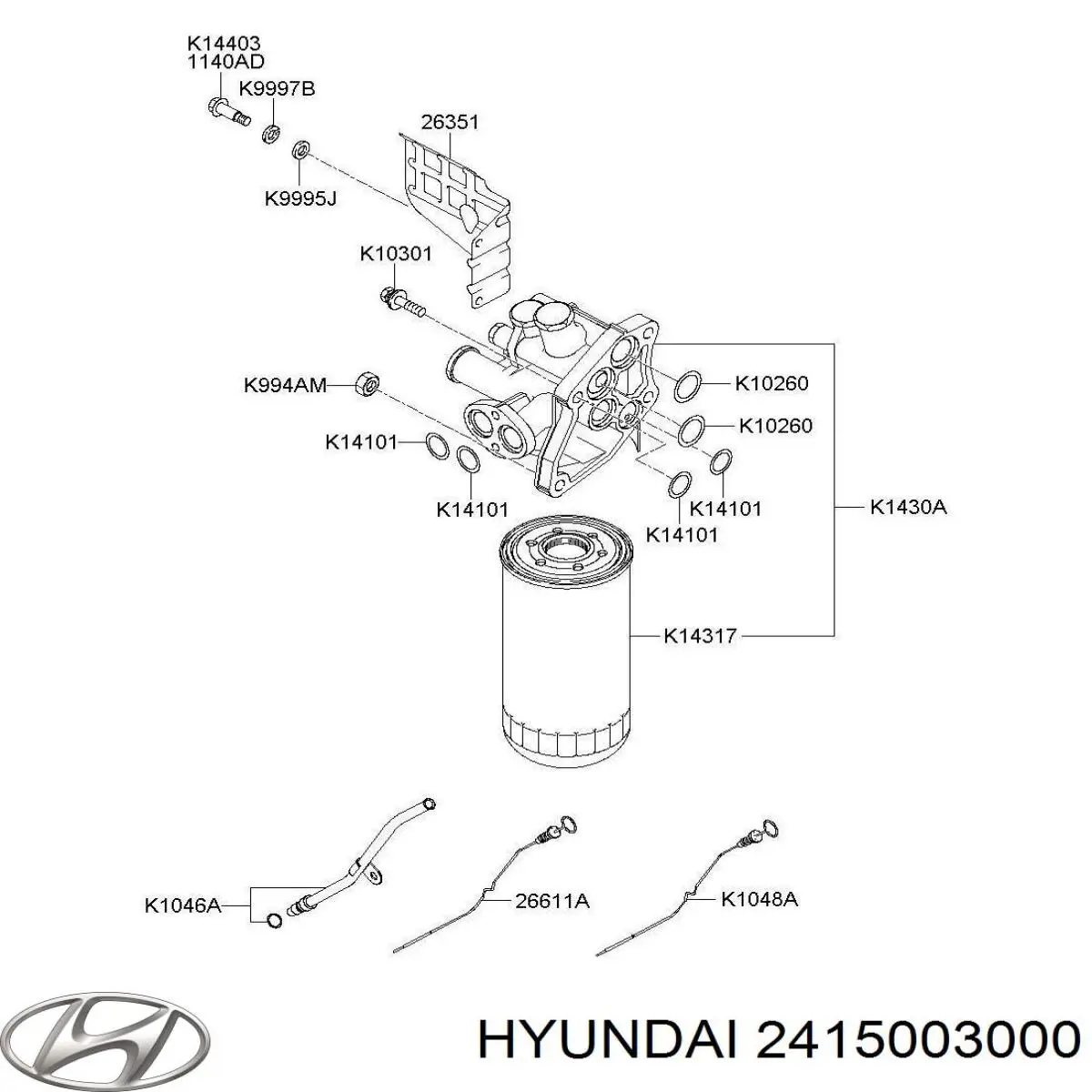  2415003000 Hyundai/Kia
