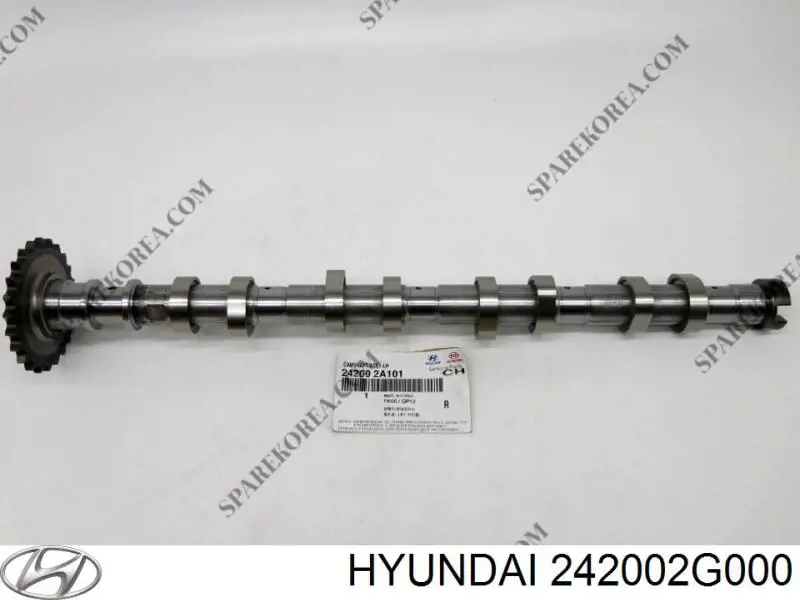 Купить 242002G000 Hyundai/Kia Выпускной распредвал двигателя