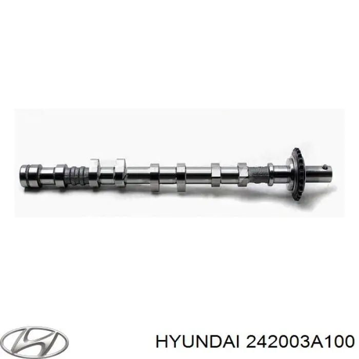 Распредвал двигателя выпускной левый Hyundai/Kia 242003A100 цена, от 56.72 USD
